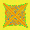 Four-fold symmetric dendrite array