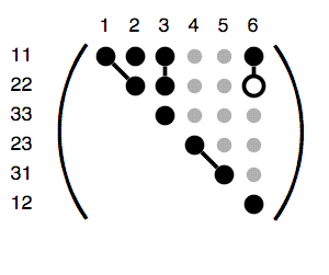 Tetragonal rank 4 tensor diagram