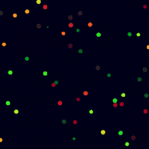 4 fold anisotropic growth, many seeds