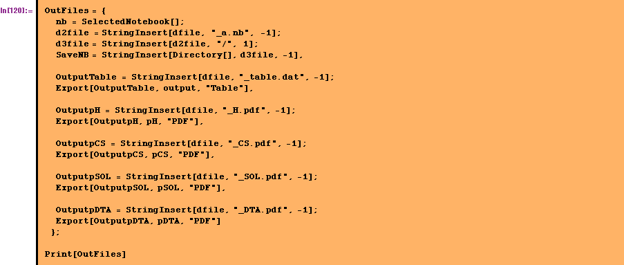 Export Data and Plots