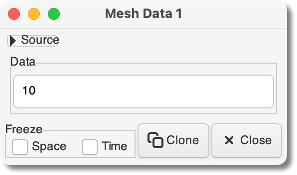 The Mesh Data Viewer, Collapsed