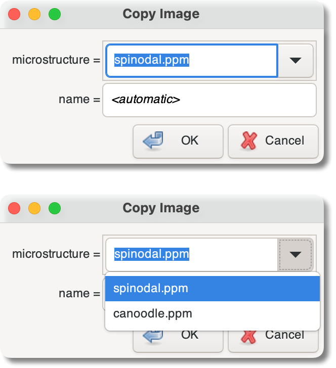 The Copy Image Dialog Box