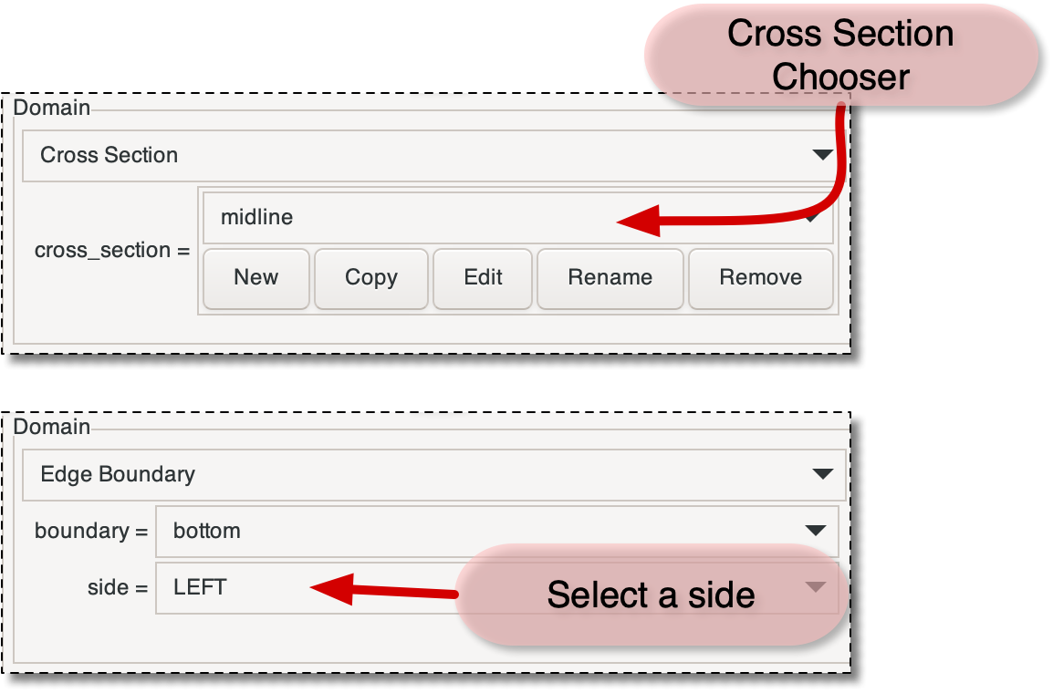 Two Versions of the Domain Pane