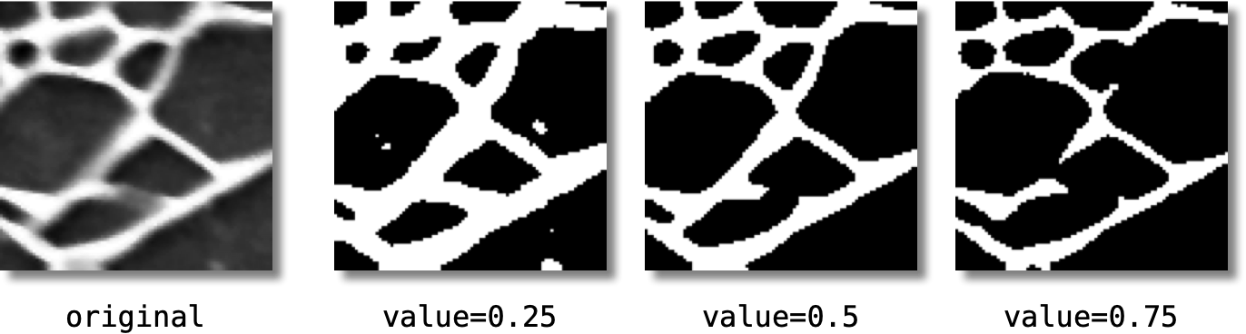 Manually Thresholding an Image