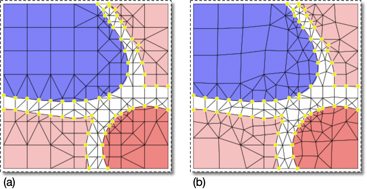 Pinning Internal Boundary Nodes