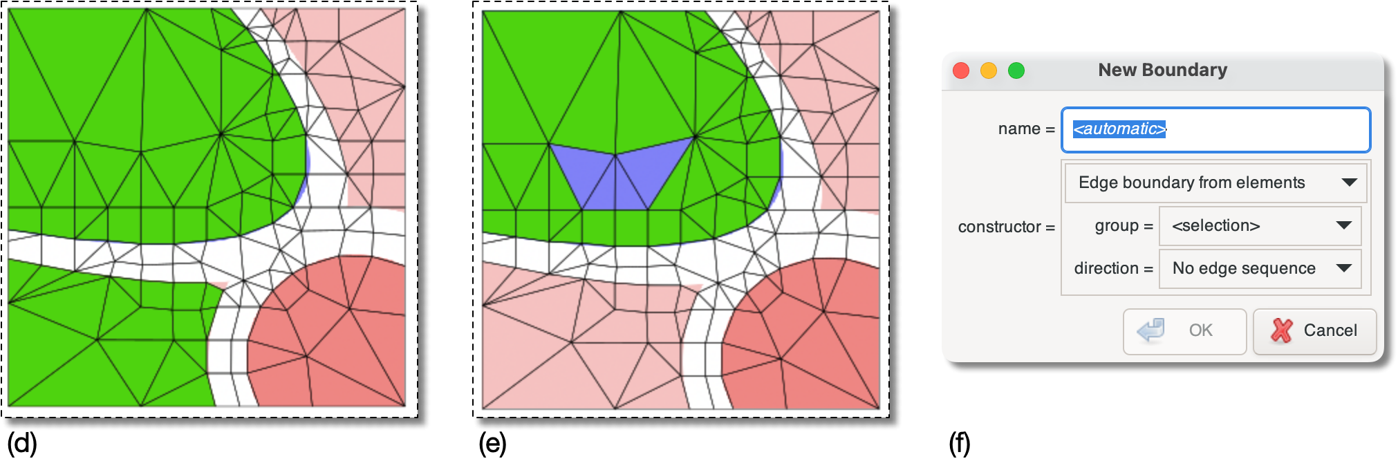 Constructing an Edge Boundary from Elements
