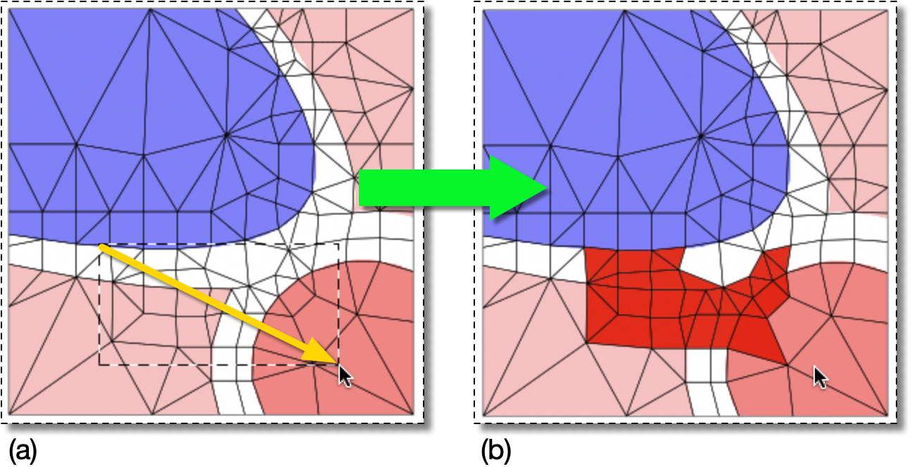Selecting a Rectangular Set of Elements