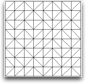 Diagonal Arrangements for Triangular Skeletons