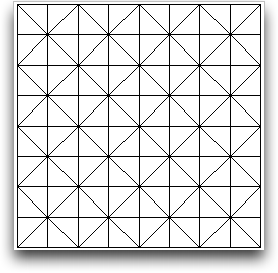 Diagonal Arrangements for Triangular Skeletons