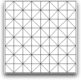 Diagonal Arrangements for Triangular Skeletons