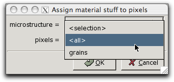 Assigning Materials to Pixels