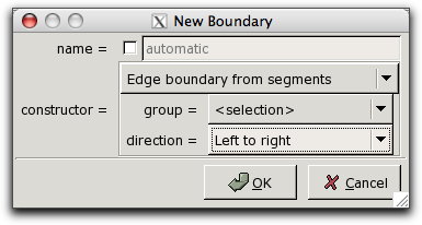 The New Boundary Dialog Box