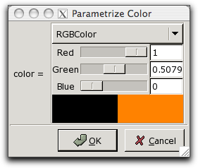 The Color Property Dialog Box