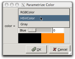 The Color Property Dialog Box