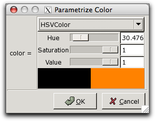 The Color Property Dialog Box