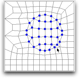 Selecting a Circular Set of Nodes