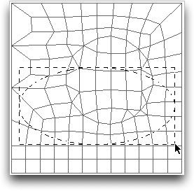 Selecting a Elliptical Set of Nodes