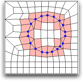 Expansion of Node Selection by Neighboring Elements