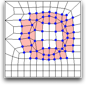 Expansion of Node Selection by Neighboring Elements