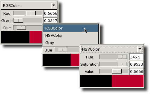 ConvertibleRegisteredParameter Widget