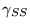 $\gamma_{SS}$