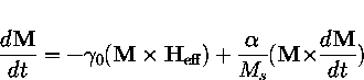 Landau-Lifshitz-Gilbert equation